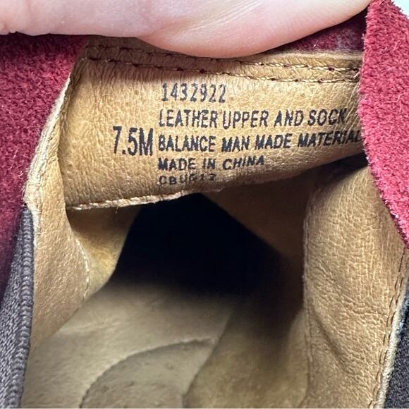 Soft Ruby Red Burgundy Suede Selby Ankle Boots - Picture 5 of 10